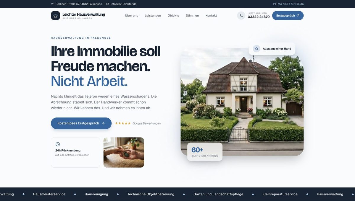 Die neue Website nach der Umsetzung durch FUJI SYSTEMS